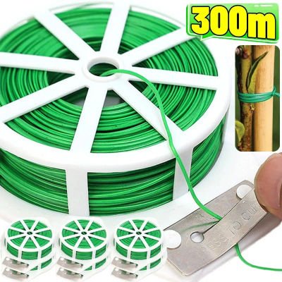 Lazos giratorios para plantas de jardín, soporte reutilizable para bastón trepador de plantas y flores, correa de soporte para cables de hierro autocortados, herramientas de bridas para cables fijas