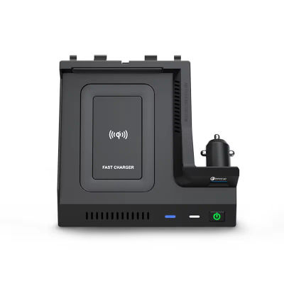 Cargador inalámbrico para Mercedes Benz W205 C43 C63 AMG GLC43 GLC63 X253 Clase C /GLC accesorios de almohadilla de carga USB para teléfono móvil