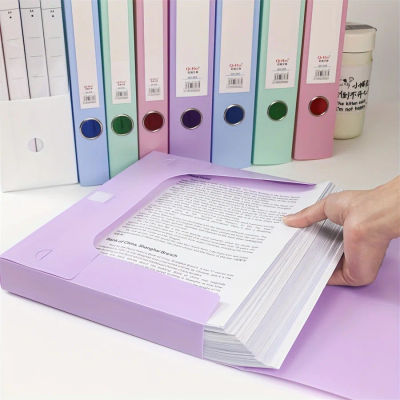 Caja de archivos Morandi, carpeta de documentos A4, caja de bons de contabilidad, plástico y papel, organizador de archivos de sesión y personal