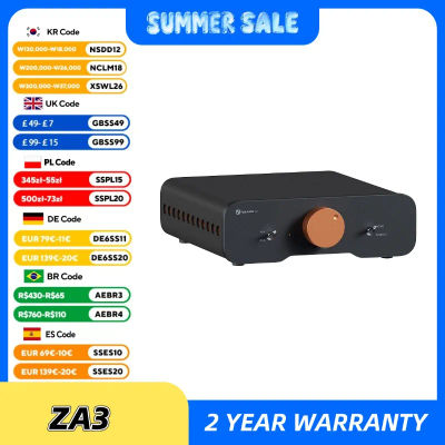 Amplificador de Potencia Estéreo Fosi Audio ZA3 TPA3255 Clase D HiFi para Altavoces de Estantería Pasivos con Entrada XLR/RCA/Balanceada