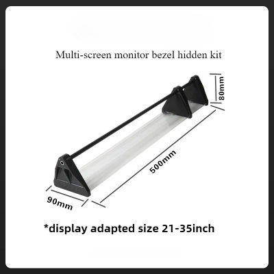 Kit sin bisel de 500 mm/19,7" (1 par de versión estándar) para monitores de 21-35" Conector integrado de borde de pantallas curvadas