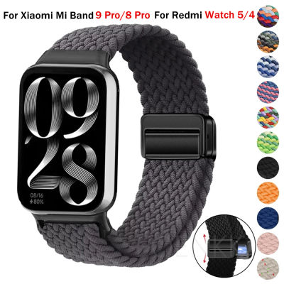 Correa de Nailon para Xiaomi Mi Band 10 Pro 9 Pro 8 Pro SmartWatch, Correa Magnética de Repuesto para Reloj Inteligente, Pulsera para Redmi Watch 6 5 4