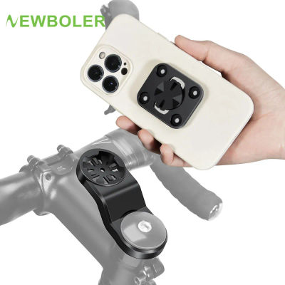 NEWBOLER-soporte Universal para teléfono de bicicleta, manillar central, soporte para teléfono móvil para bicicleta, soporte para ordenador