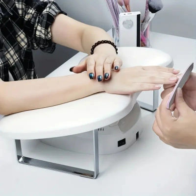 Almohadilla de manicura con reposabrazos grande, almohada de mano de mariposa rusa suave, herramienta especial de manicura