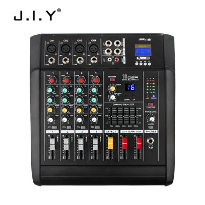 AMPLIFICADOR DE Mezclador de Audio DJ, 4 canales, 500w, equipo de escenario, mezclador Digital de ordenador, mezclador móvil Bluetooth para DJ para actuaciones de PC