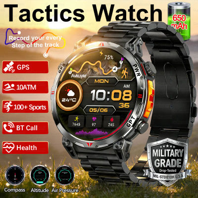 Reloj Inteligente Deportivo con GPS para Exteriores 2026, con Brújula, Resistente al Agua 10ATM, Monitoreo de Salud 24/7, Chat GPT, Llamadas Bluetooth