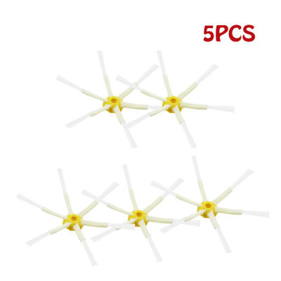 5 uds Cepillo Lateral de 6 brazos para IRobot Roomba 500 600 700 Series 530 550 560 610 620 630 650 625 760 770 780 piezas de aspiradoras