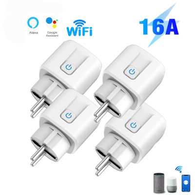 Enchufe Inteligente WiFi Tuya 16A/20A EU con Monitor de Energía, Temporizador, Compatible con Smart Life, Alexa y Google Home