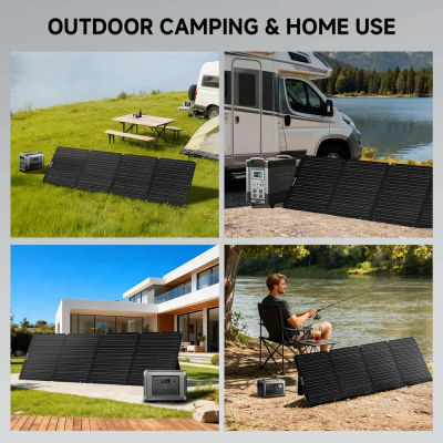 ALLPOWERS SOLAX SE200 Panel solar portátil plegable, células solares monocristalinas, cargador solar de 200W para acampar, viajar, caravanas y el hogar