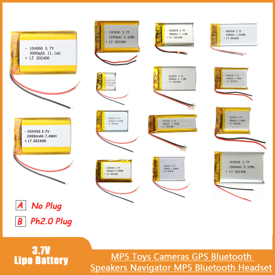 Batería Lipo recargable de litio de 3,7 V para humidificadores PS4, navegación Gps, localizador portátil inteligente, Altavoz Bluetooth