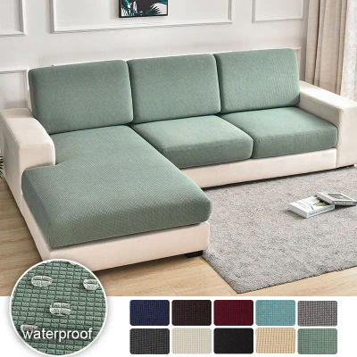 Funda de Jacquard impermeable para sofá, funda de cojín de asiento suave y elástica, extraíble, Polar, protector de muebles para mascotas y niños, 1 unidadfunda sofas ajustables funda sofa funda de