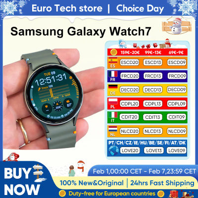 Samsung Galaxy Watch 7 Smartwatch Bluetooth 5,3 40/44mm 1,3 ''Super AMOLED pantalla Monitor de salud Samsung Wear OS GPS