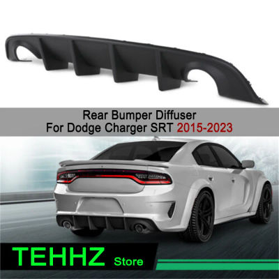 Difusor trasero, cenefa de parachoques, labio PP para Dodge Charger SRT 15-23 R/T 392 y SRT 17-18, accesorio, pieza de modificación Exterior automática