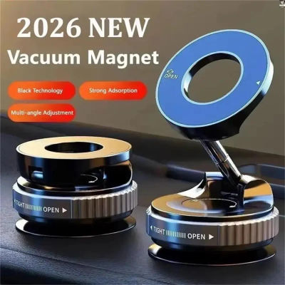 Nuevo 360 de 2026 ° Soporte de Teléfono con Ventosa Ajustable, Soporte Magnético para Teléfono de Coche, Soporte Magnético Plegable para Teléfono, Tamaño de Bolsillo