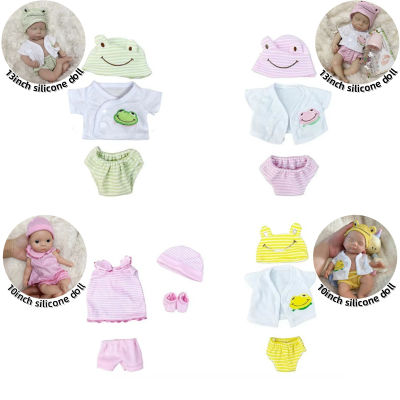 Ropa para muñeca Reborn de 4 estilos, traje para muñecas bebés de silicona Reborn de 10 o 13 pulgadas, trajes de alta calidad, accesorios para muñecas Reborn