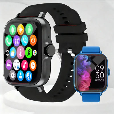 Reloj Inteligente para Hombre y Mujer, 2.01'', Resistente al Agua, Reloj Deportivo para Fitness, Responde Llamadas, Monitor de Sueño, Podómetro, Alertas de Información, Smartwatch Ht30