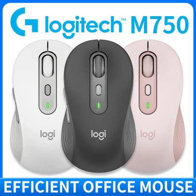 Ratón Bluetooth inalámbrico Logitech M750/M650/M650L para uso en oficina, portátiles silenciosos y pequeños/grandes