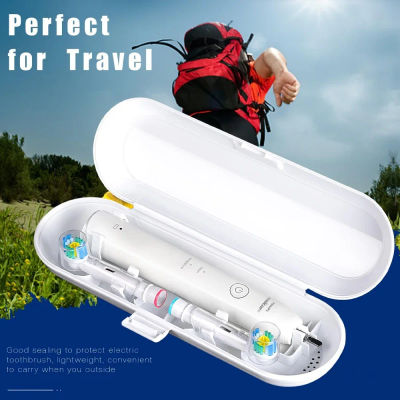 Estuche de viaje para cepillo de dientes apto para Oral B & Philips Sonicare cepillo de dientes eléctrico caja de viaje portátil soporte para cepillo de dientes