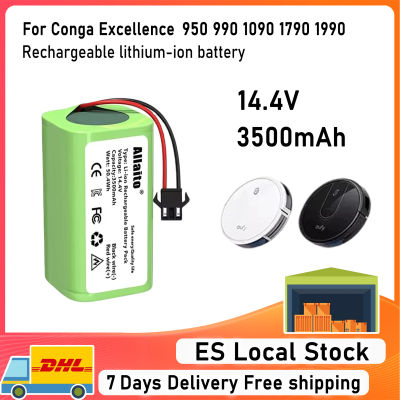 Para baterías de robot aspirador CECOTEC CONGA 950, 990, 999, 1190, 1091, 1099, 1790, 5290, 14.4V 3500mAh
