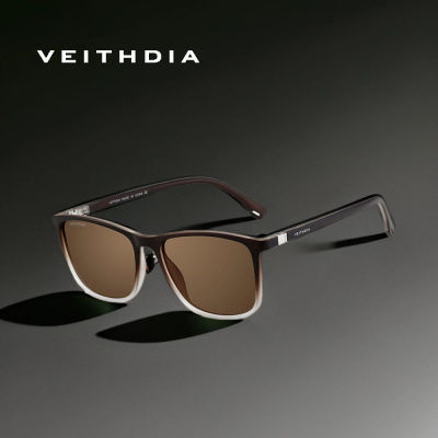 Marca VEITHDIA, gafas de sol Unisex TR90, gafas de sol polarizadas UV400, gafas Retro, gafas protectoras para hombres y mujeres VFH07521
