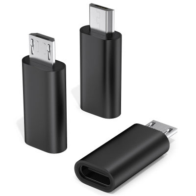 3 unids/lote Micro USB hembra a tipo C macho adaptadores convertidores Micro-B a USB-C conector adaptador de Cable de cargador de teléfono para Samsung
