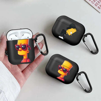 Fundas para auriculares con dibujos de los Simpson, funda para Airpods 1 2 Pro Pro3 4 3 Pro2