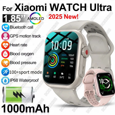 2025 nuevo para Huawei Xiaomi reloj inteligente hombres mujeres 1,85 pulgadas HD AMOLED pantalla completamente táctil IP68 impermeable Bluetooth llamada SmartWatch