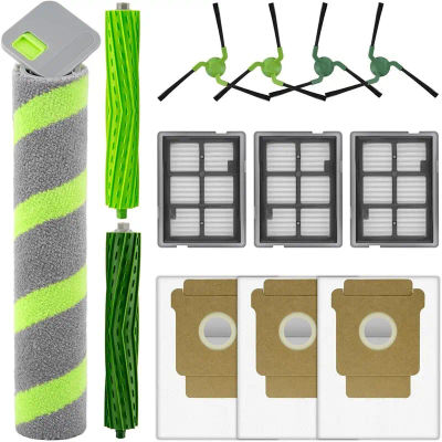 KEOL-Kit de piezas de repuesto para Irobot Roomba Max 705 Combo, rodillos de cepillo, rodillo de limpieza, filtro HEPA, bolsa para polvo, cepillos laterales