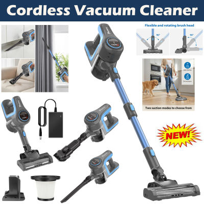 NUEVA Aspiradora Vertical Inalámbrica Hoover 2026: Ligera, Portátil, de Mano, con Capacidad de Recipiente para Polvo de 0.8L. La configuración HIGH aumenta la succión a 40 000 Pa, garantizando una