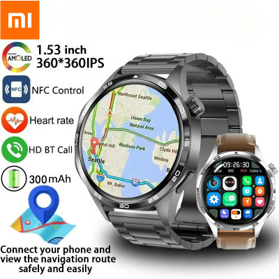 Xiaomi 2025 nuevo GPS NFC reloj inteligente hombres 360*360 pantalla AMOLED ritmo cardíaco Bluetooth llamada IP67 impermeable hombre Smartwatch