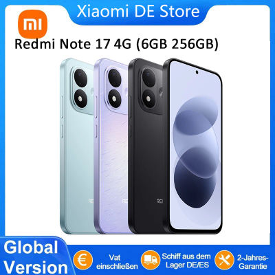 Redmi Note 17 4G 6GB+256GB Teléfono Inteligente Pantalla AMOLED de 7.0" Cámara Trasera Gran Angular de 50MP Batería de 7700mAh Teléfono Móvil