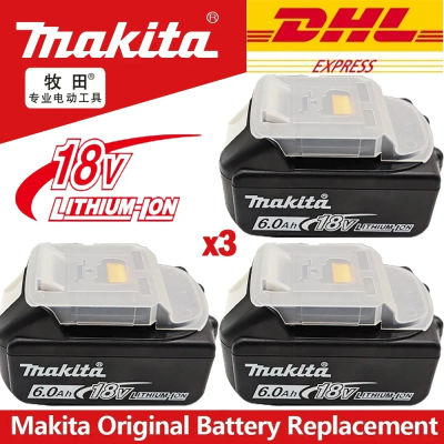 【Entrega rápida】Batería Makita 100% Original de 18V, para batería de repuesto Makita BL1830B BL1840B BL1850B, cargadores DC18RC