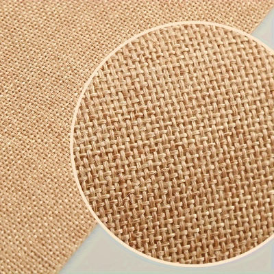 Rollo de papel de arpillera autoadhesivo, material artesanal multiusos para cajas de regalo, marcos de fotos, decoración de muebles