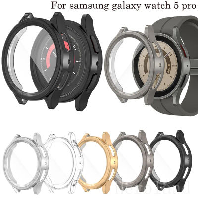Funda protectora completa para Samsung galaxy watch 5 Pro 45mm SmartWatch Protector de pantalla accesorios marco fundas suave TPU caliente