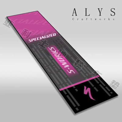 VIKAMA Alfombrilla para bicicleta, alfombrilla antideslizante para estacionamiento interior, lavable a máquina, alfombra de protección para el suelo, alfombrilla para exhibición de bicicletas,