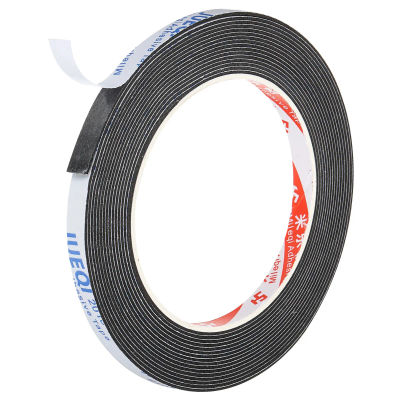 Sello de puerta autoadhesivo de 5M, cinta de espuma de sellado de un solo lado, cinta aislante de 5/8mm de ancho para muebles de puertas y ventanas