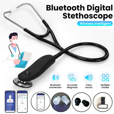 Estetoscopio Electrónico Inteligente Inalámbrico Bluetooth Digital para Clínicas, Hospitales y Hogares