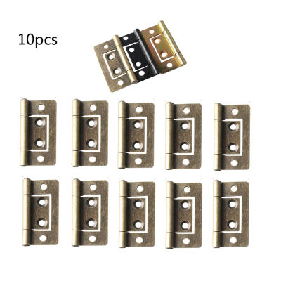 10 unids/set 38x21mm bisagras de Metal Vintage bisagras de puerta bisagras de muebles Hardware herramienta de manualidades DIY para joyero/caja de madera