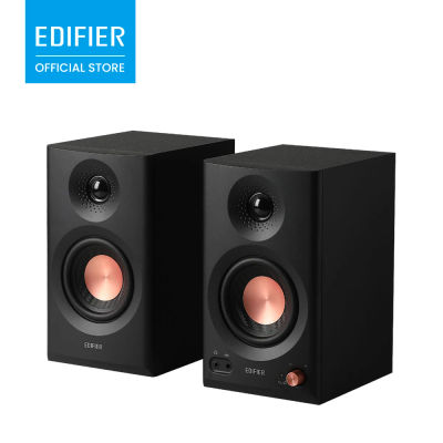 Altavoces de Monitor de Estudio EDIFIER MR3 2.0, Certificación de Audio de Alta Resolución, 18Wx2 RMS, Bluetooth 5.4, Salida Balanceada TRS RCA AUX, Conexión para Auriculares, Compensación de Espacio