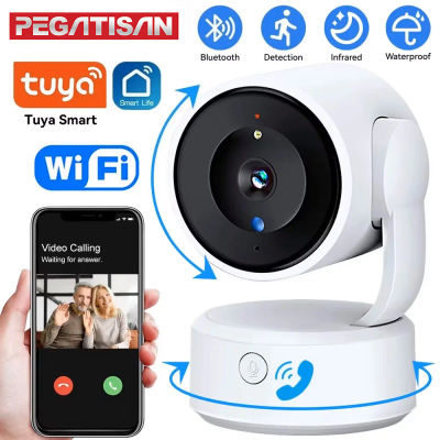 PEGATAH 5MP llamada de un solo toque Monitor de bebé interior WiFi cámara PTZ seguimiento automático Color visión nocturna cámara de vigilancia IP aplicación Tuya
