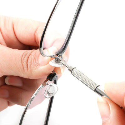 Mini destornilladores para gafas de mano, kits de reparación de gafas 3 en 1, juego de destornilladores multifunción para gafas de sol y reloj con llavero
