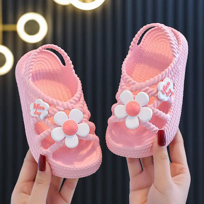 Nuevas Pantuflas Infantiles de Verano para Niñas y Niños, Antideslizantes para Baño y Playa, Sandalias de Suela Blanda para Bebés
