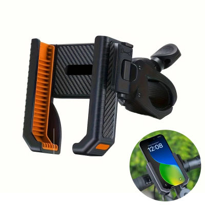 Soporte para teléfono de bicicleta, manillar de motocicleta, Clip de montaje para teléfono móvil, soporte GPS, soporte a prueba de golpes para teléfonos de 4,5-7,0 pulgadas
