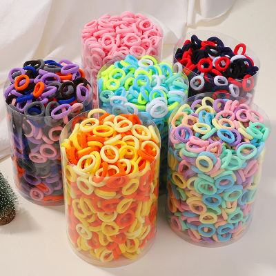 50/100/300 Uds. Bandas elásticas para el cabello para niños, dulces para niñas, banda de goma para niños, lazos para el cabello, diadema, accesorios para el cabello para bebés