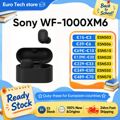 Audífonos Inalámbricos Originales Sony WF-1000XM6 con Cancelación Activa de Ruido, Bluetooth 5.3, Sonido de Alta Resolución, Conexión Multipunto, IPX4