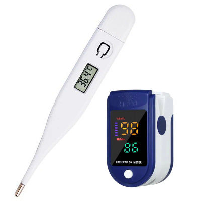 Termómetro doméstico para bebés y adultos, termómetro médico para oído, termómetro Digital, termómetro para fiebre, oxímetro de pulso, médico para dedos