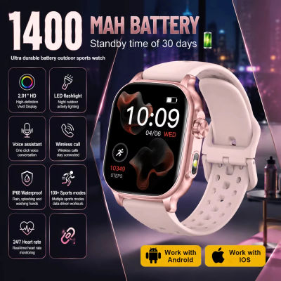 2026 Amazfit Bip 6 Smartwatch para Mujer, Deportivo, Resistente al Agua IP68, con Monitor de Ritmo Cardíaco 24H Incorporado, Llamadas Bluetooth, Reloj Inteligente de Moda para Damas, Nuevo