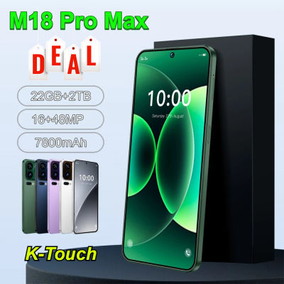 Teléfono Inteligente K-Touch 5G para M18 Pro Max, Teléfonos Móviles Inteligentes con Pantalla Completa HD de 7.3 Pulgadas, Teléfono Celular Económico con Android, 22G+2TB, Desbloqueado, Batería de