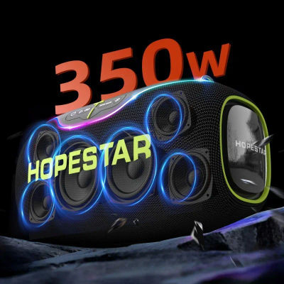 Hopestar-altavoz profesional A80, Subwoofer de graves inalámbrico para exteriores, reproductor de Audio portátil con micrófono