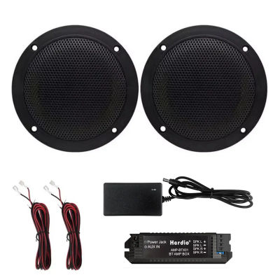 Herdio 4 ''160W impermeable marino Bluetooth altavoz de techo sistema de música de fondo altavoz de techo para barco baño hogar
